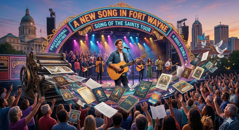A New Song in Fort Wayne: Elevating the Phil Wickham “Song of the Saints” Tour with Professional Printing